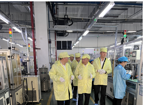 蒋文春莅临绵阳bte365深圳分公司调研